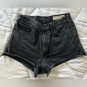 Rag Bone Black Denim Shorts 30